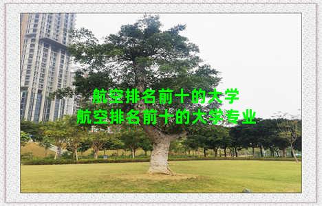 航空排名前十的大学 航空排名前十的大学专业